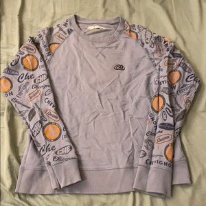 🧥Chevignon blue cotton sweater like new!  Size L